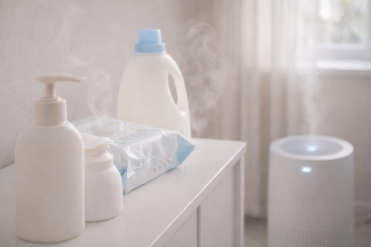COV dans la chambre de bébé