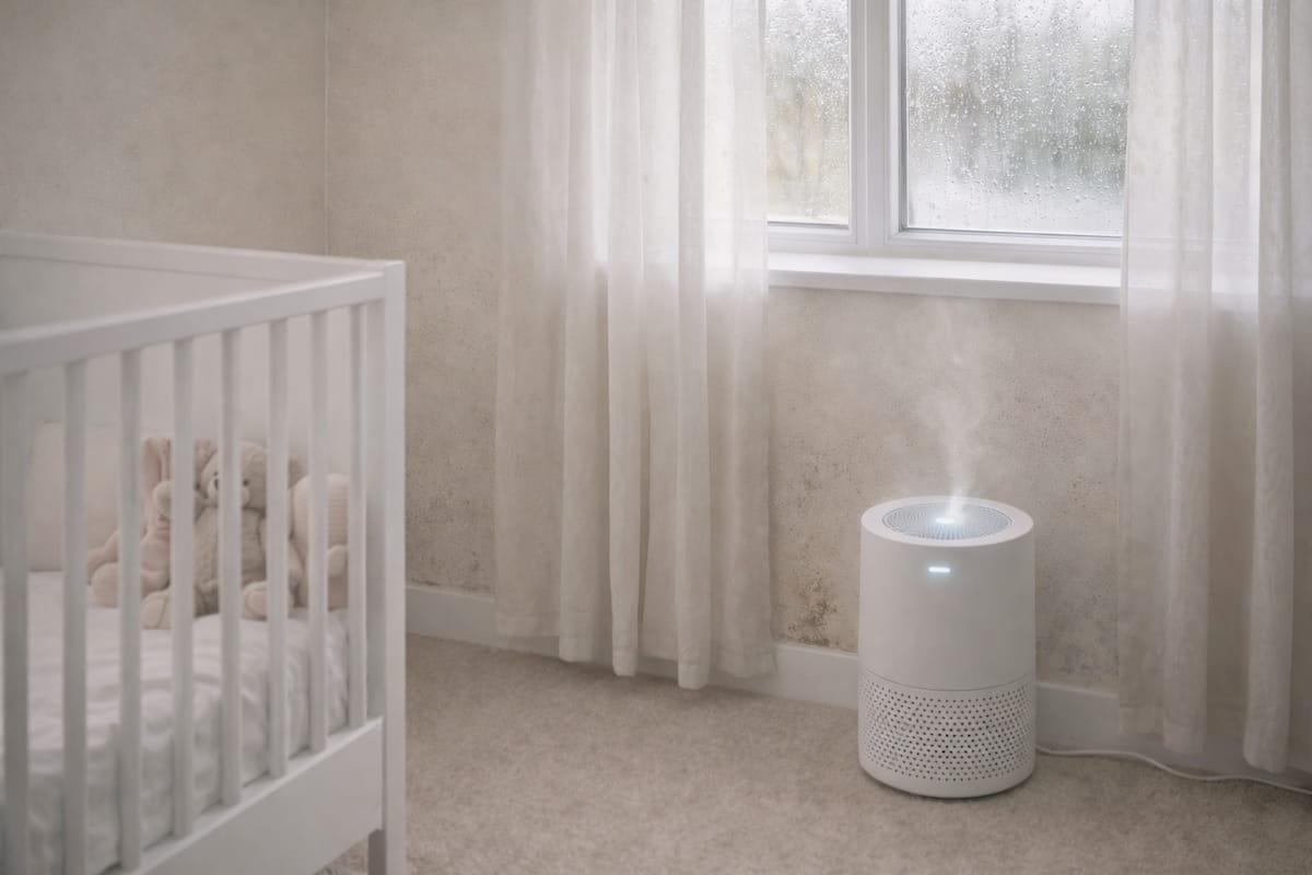 Humidité dans la chambre de bébé