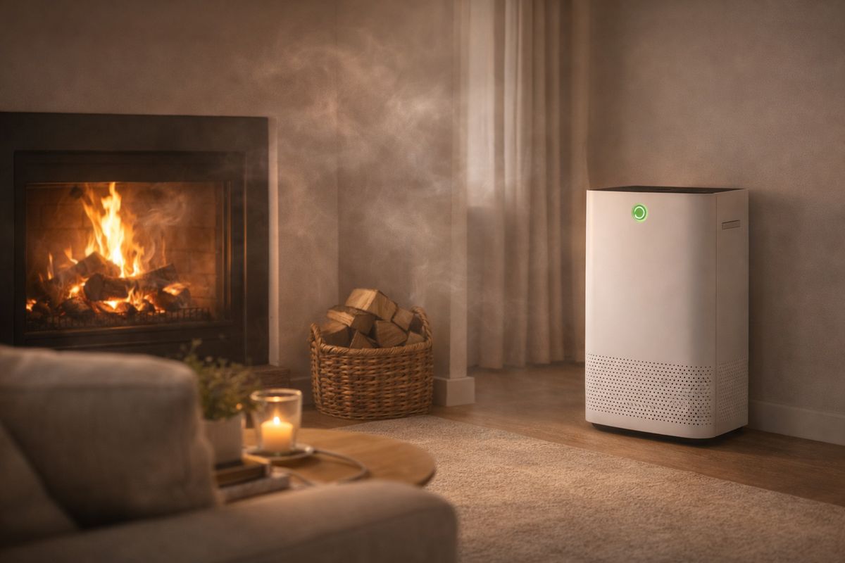 Purificateur d'air fumée de cheminée