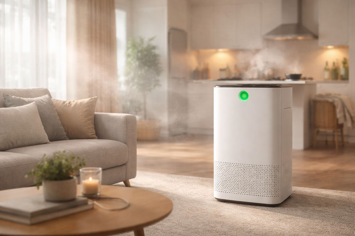 Purificateur d'air contre la fumée et les odeurs
