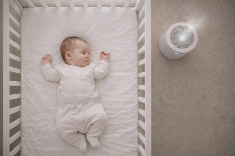 Purificateur d'air silencieux pour bébé