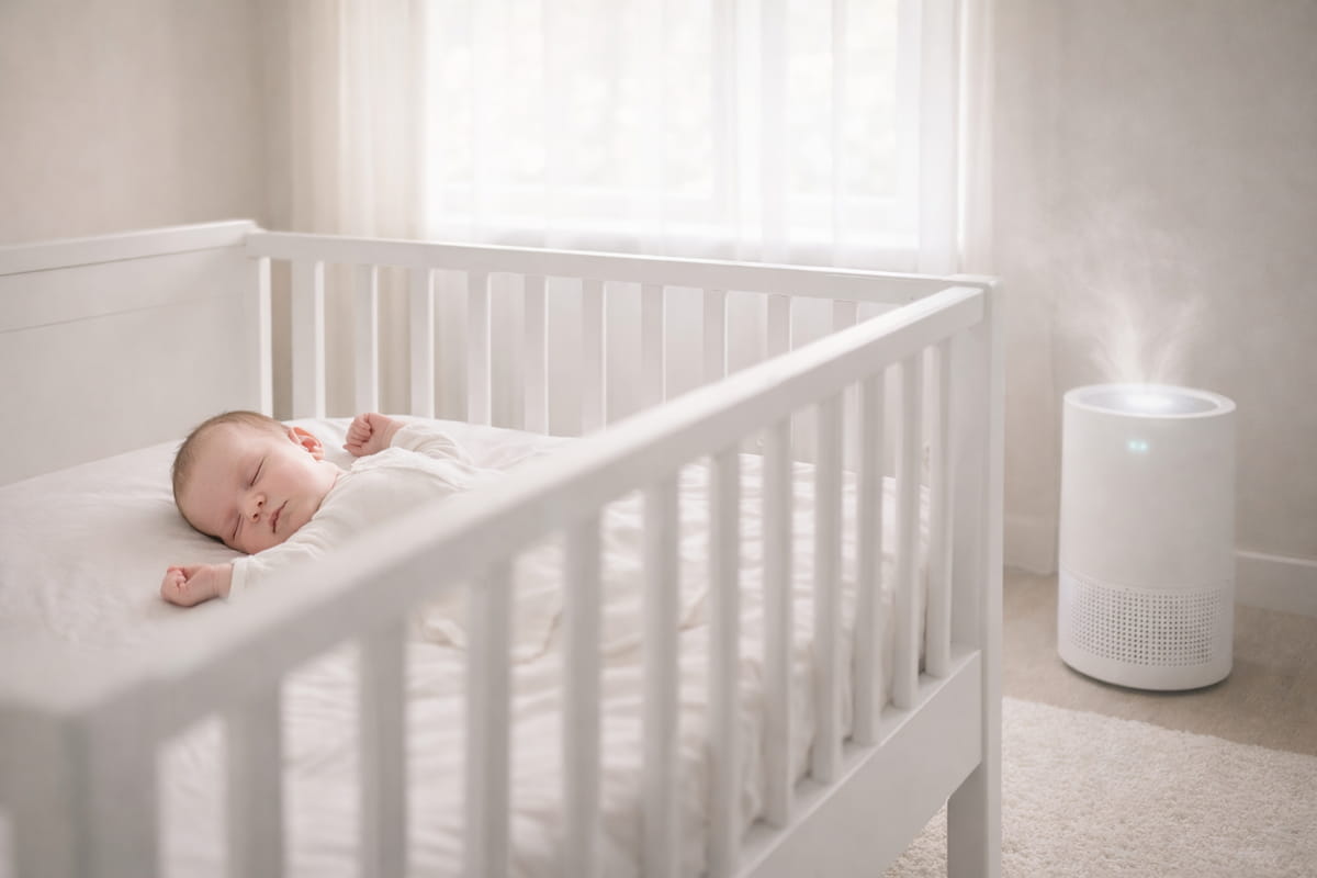 Qualité de l'air dans la chambre de bébé